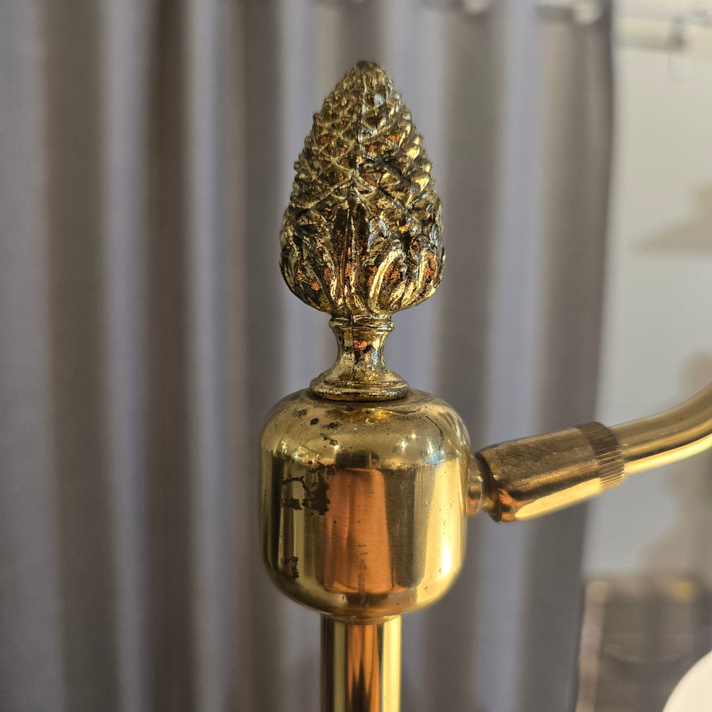 Vintage Frosted Glass Table Lamp