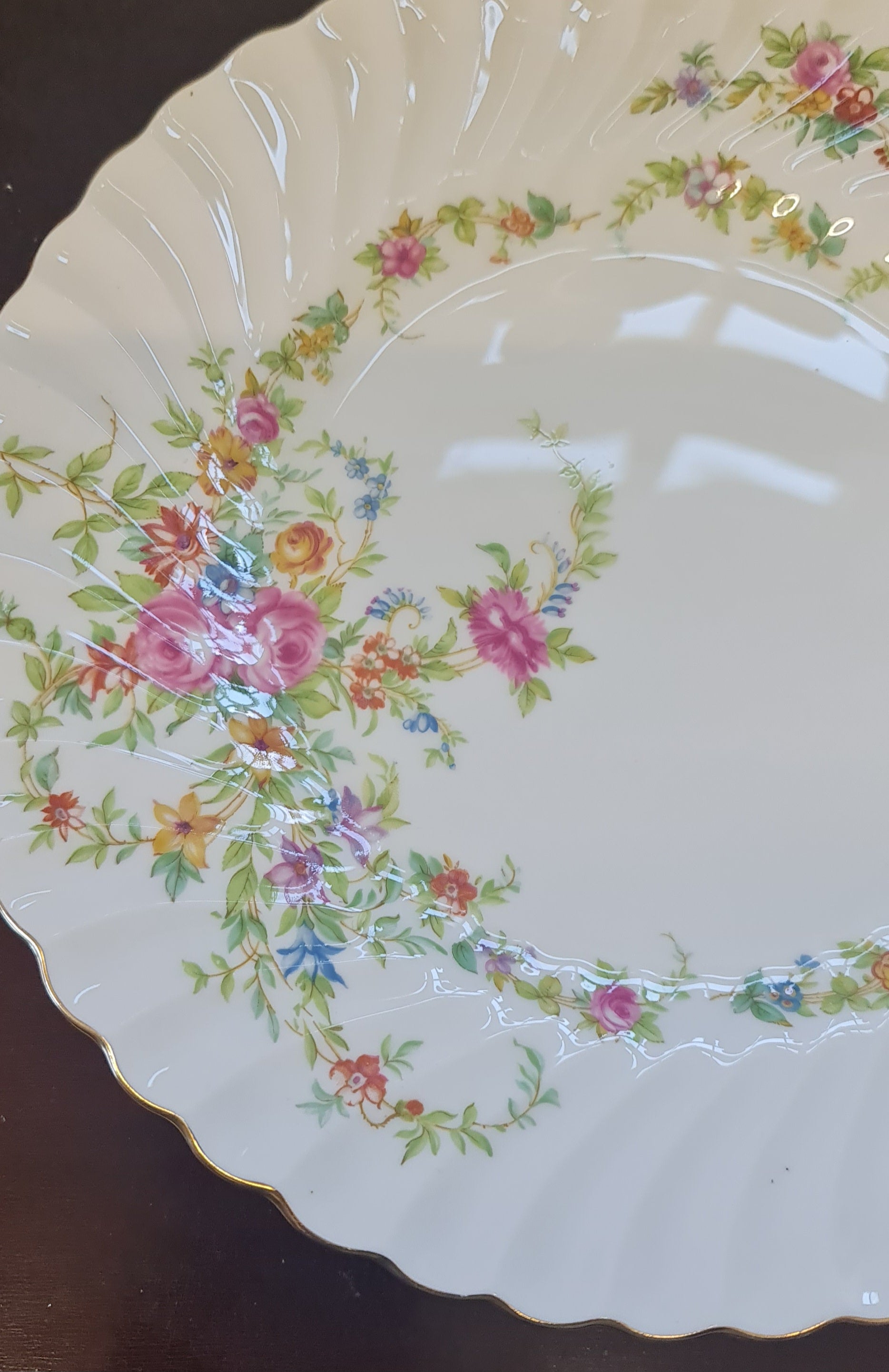 Vintage beautiful Minton flora dinner set