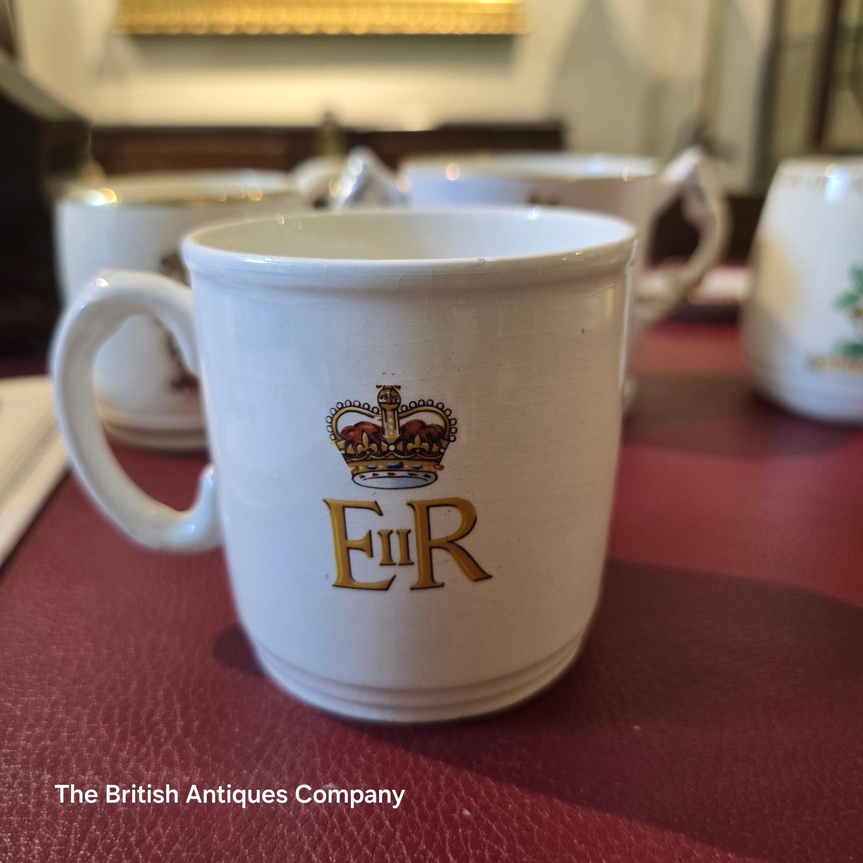 H.M Queen Elizabeth II Coronation June 2nd 1953 (British Pottery, T.C Green Co. LTD Church Gresley)