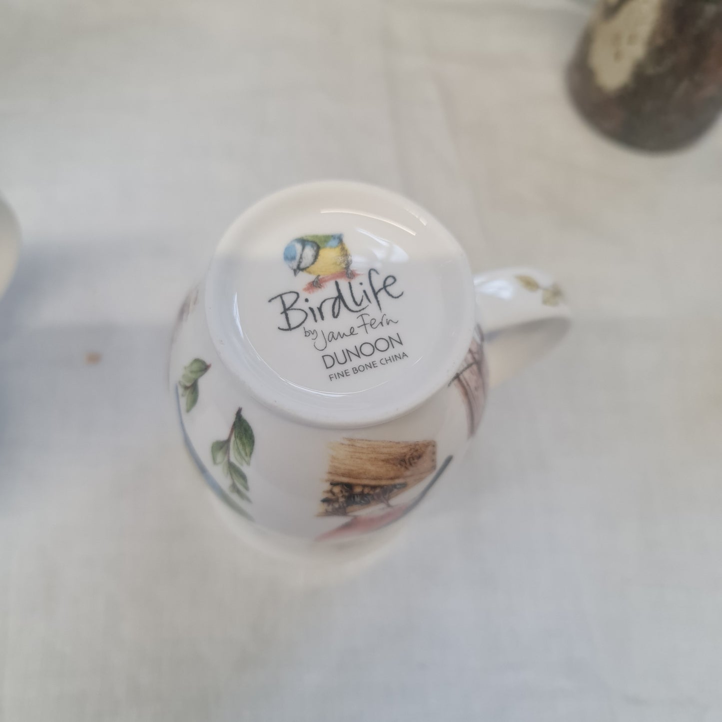 Dunoon fine bone china bird life mug
