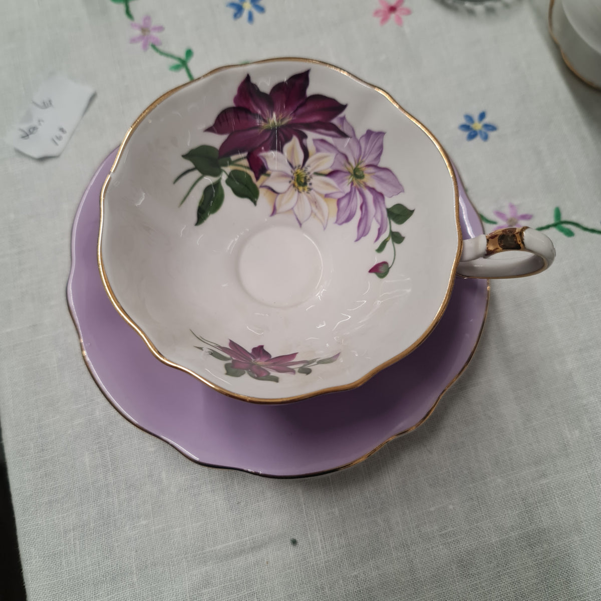 Rare Queen Anne fine bone china tea set