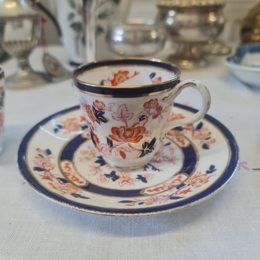 Antique Royal Cauldon imari coffee set - 1830 - 1869