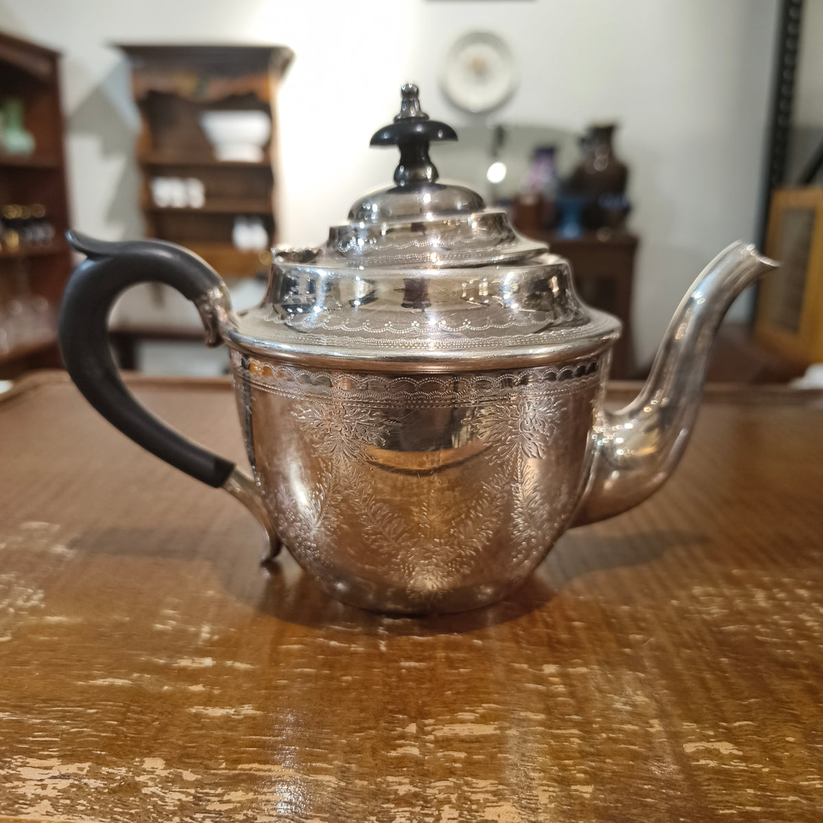 Antique English EPNS Silver-Plated Teapot | T.H. Hazlewood & Co.