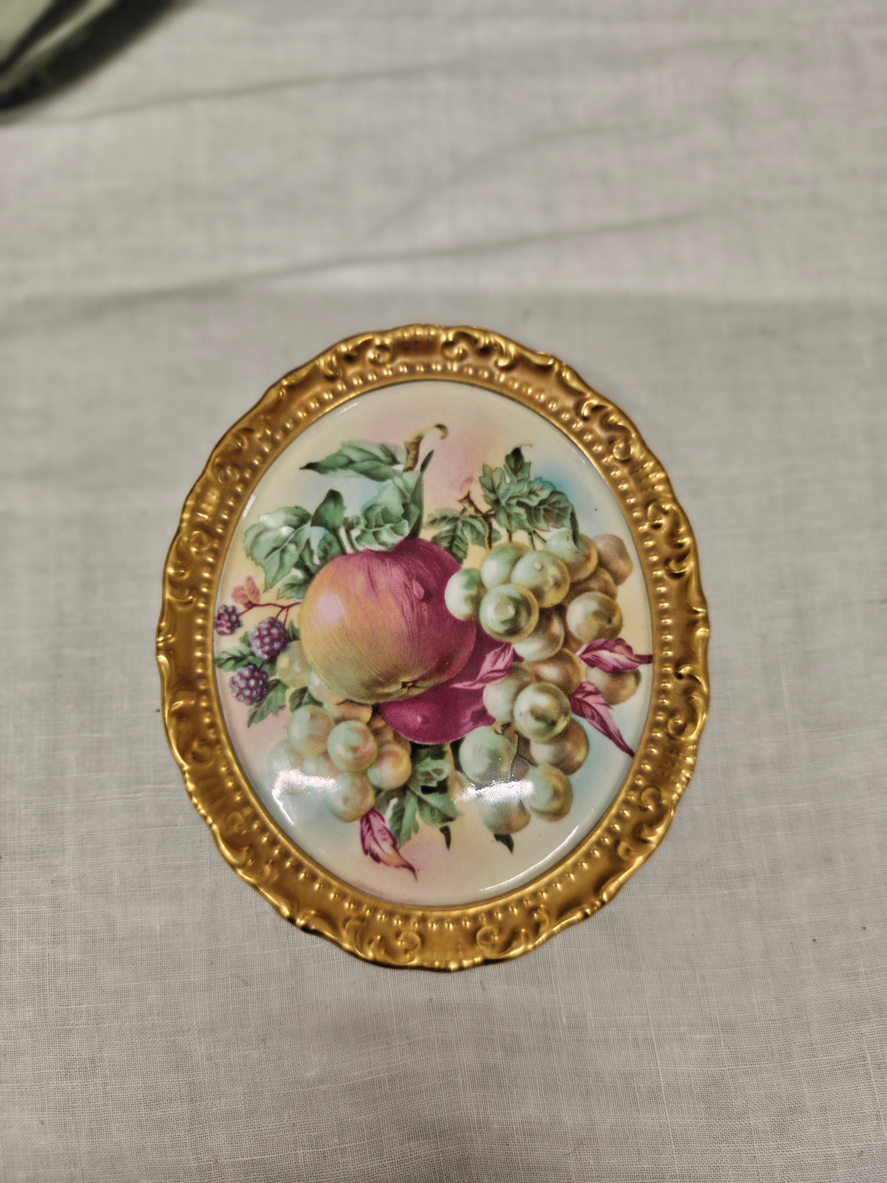 Gorgeous Paragon  Fruits Heavy Gild Plaques
