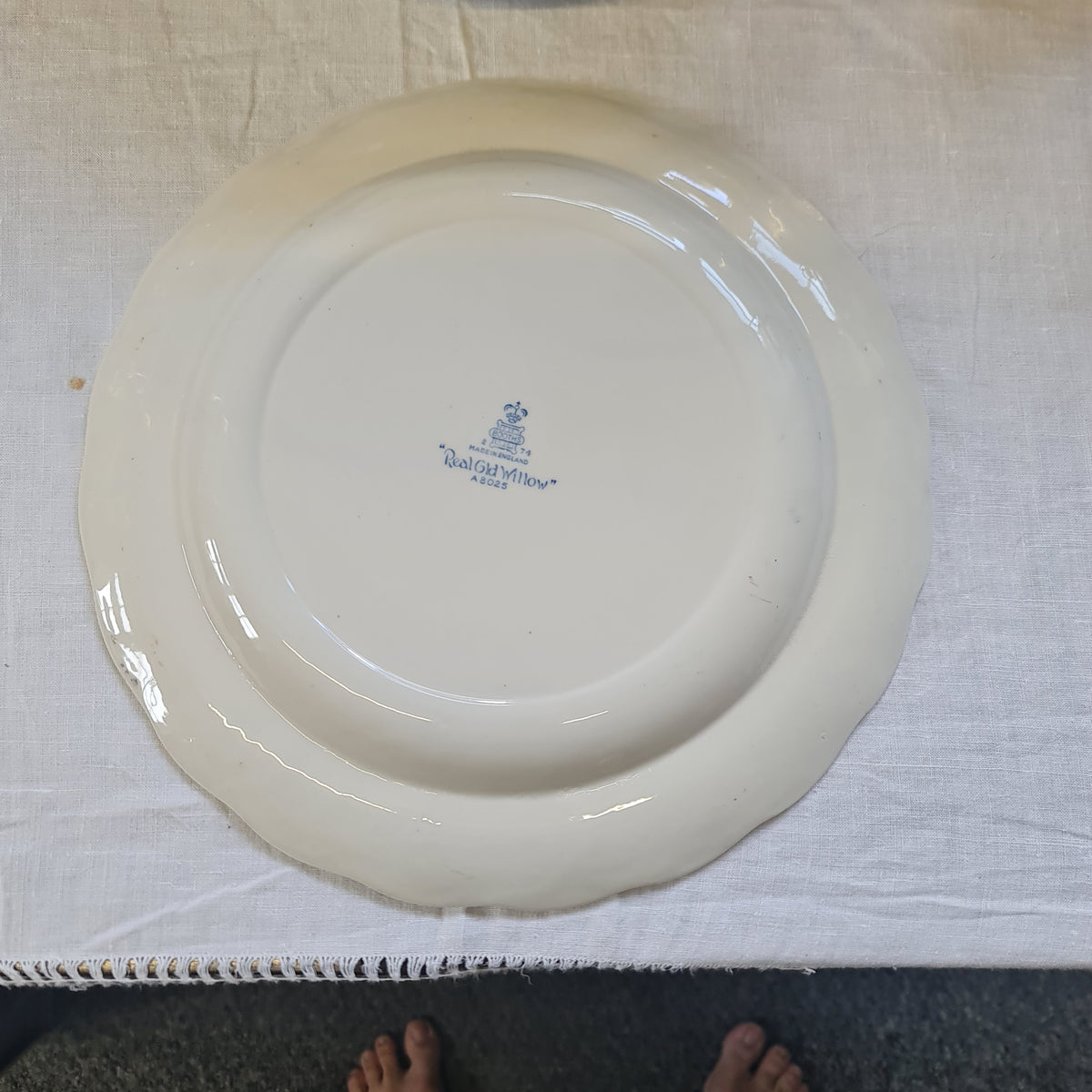 Booths old willow vintage  big dinner plate