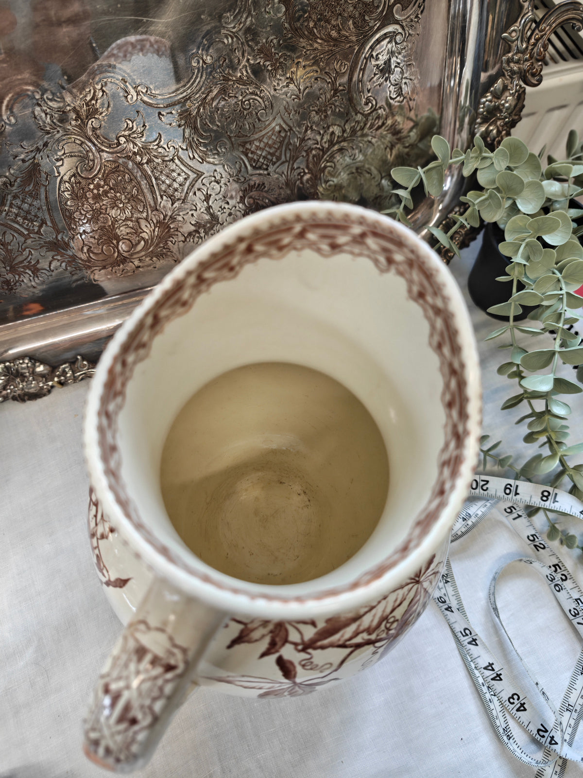Société Céramique Maestricht Dutch ironstone big jug