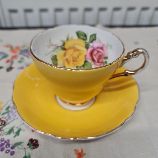 Edwardian 22k gold fine bone chiba teaset