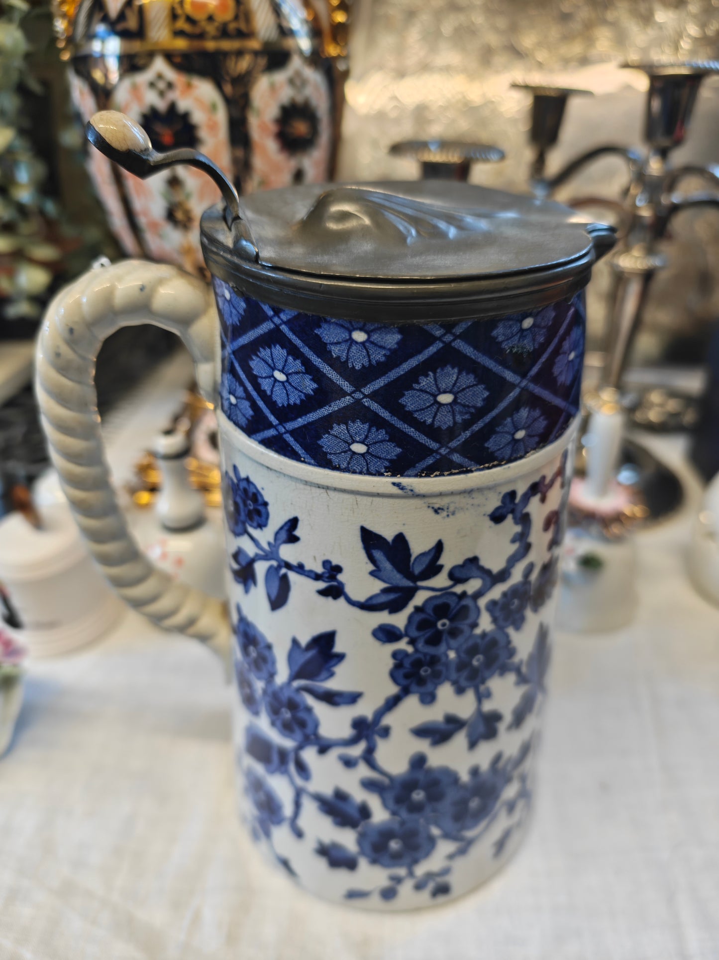 Rare Antique Ridgways Hawthornden Milk Jug c.1880