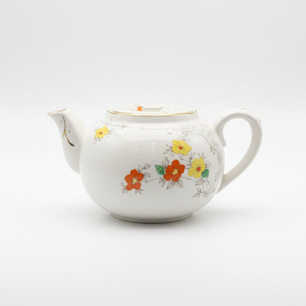 Osborne China "Springdale" Vintage Hand-Painted Teaware