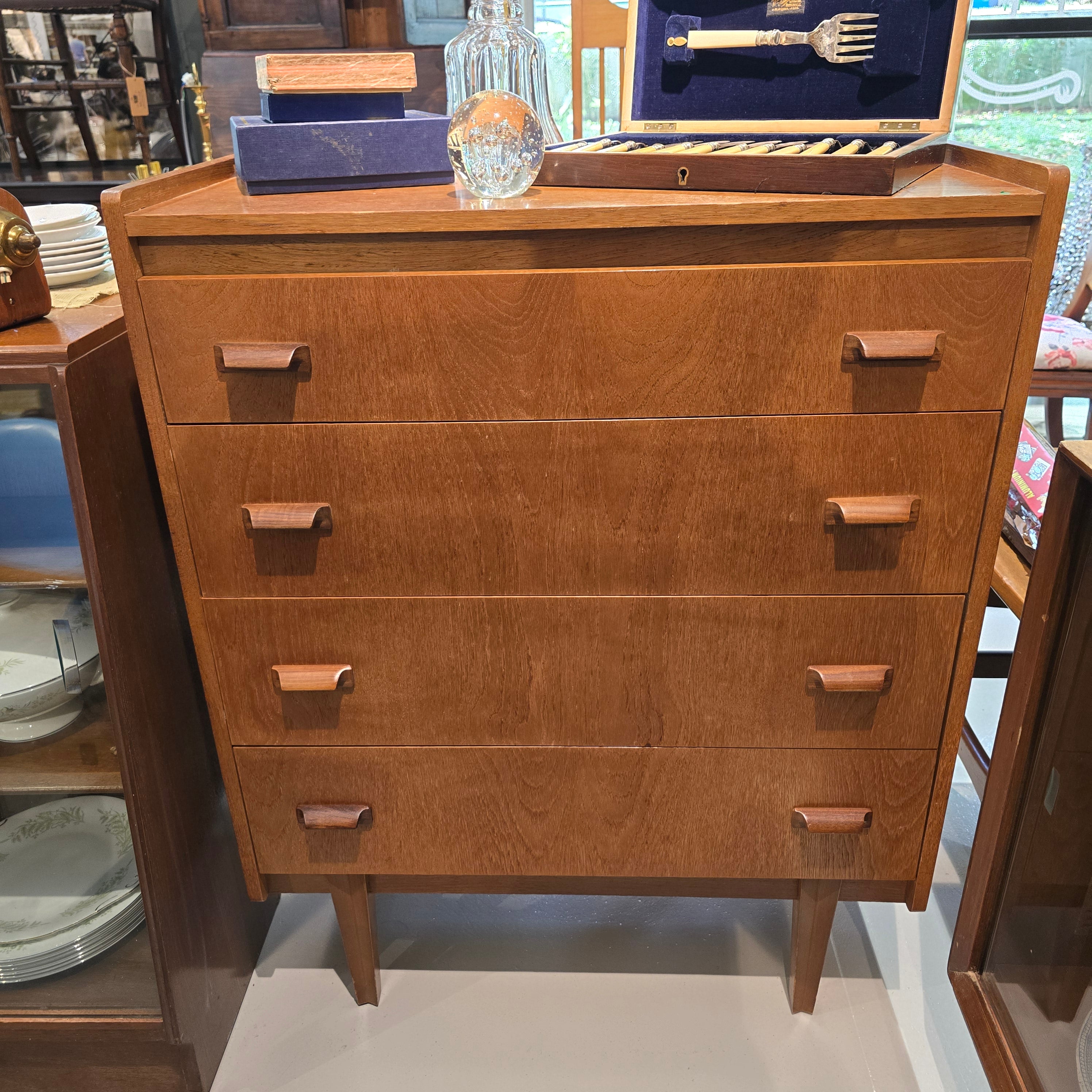 Mid Century Teak Wrighton Chest of Drawers