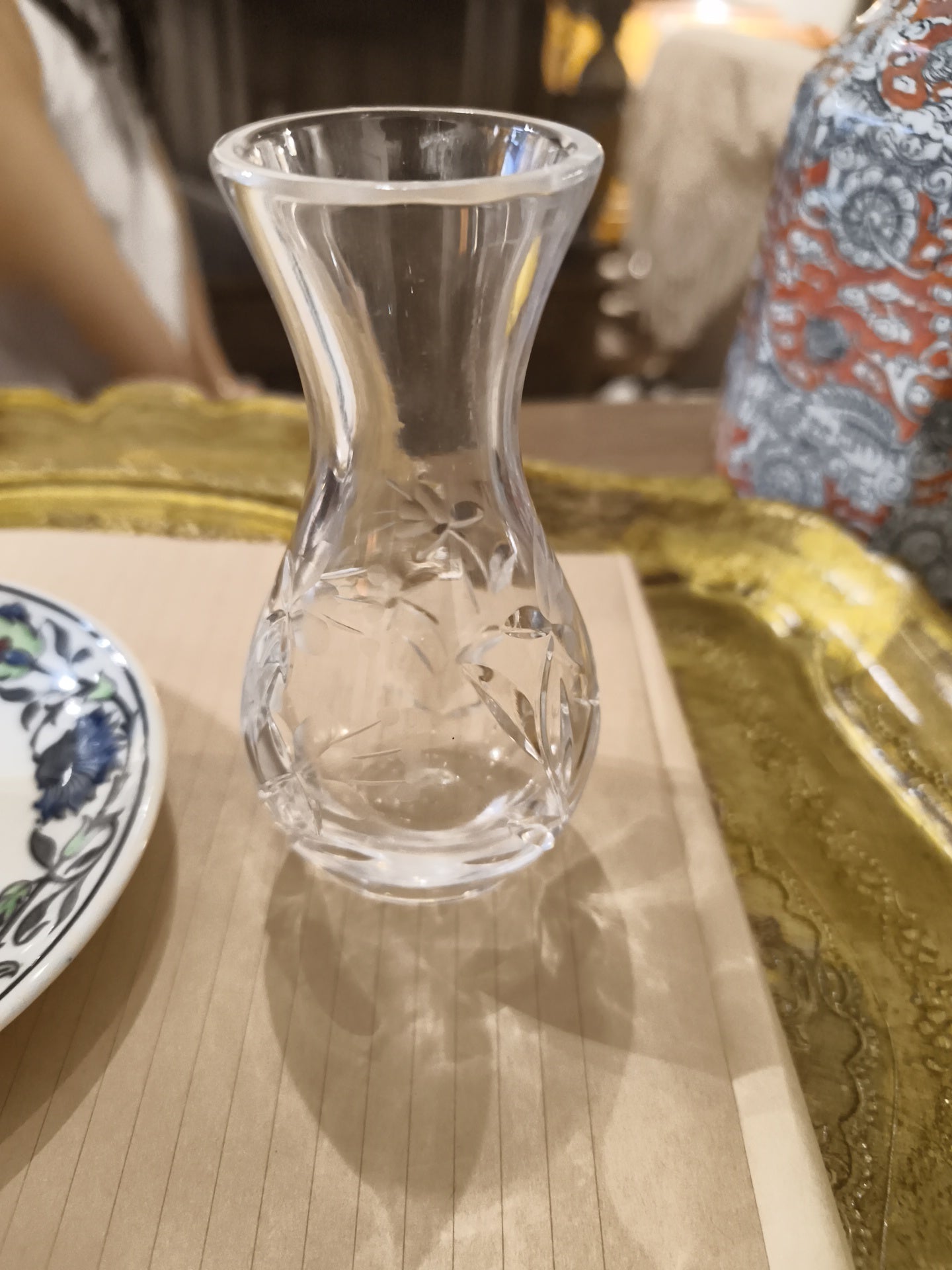 Press Glass Vase
