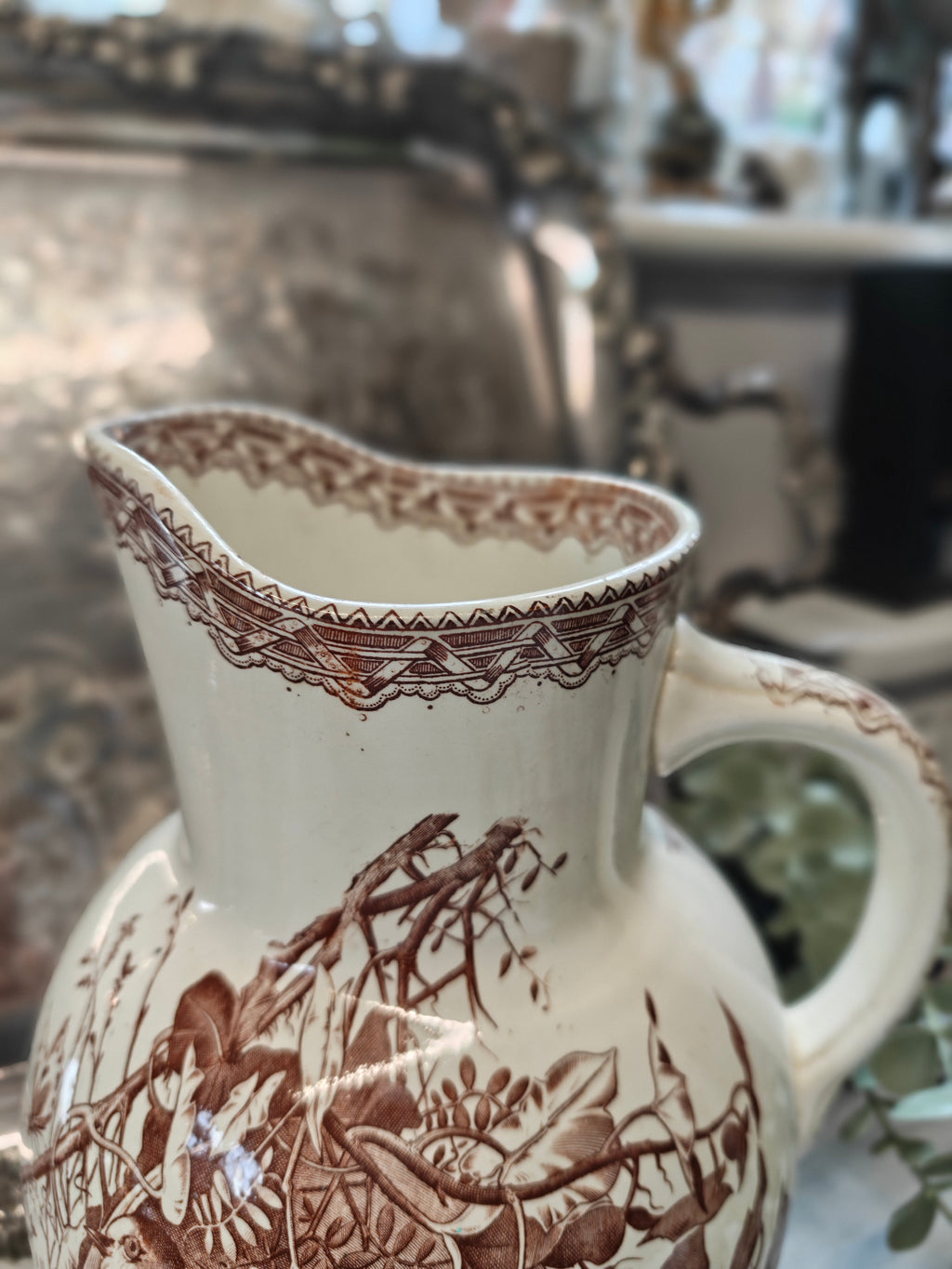 Société Céramique Maestricht Dutch ironstone big jug