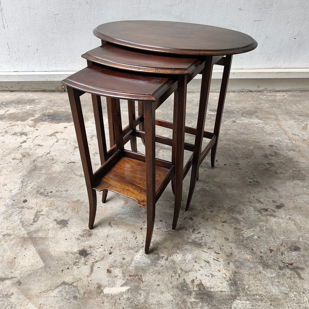 Antique Mahogany Nesting Tables