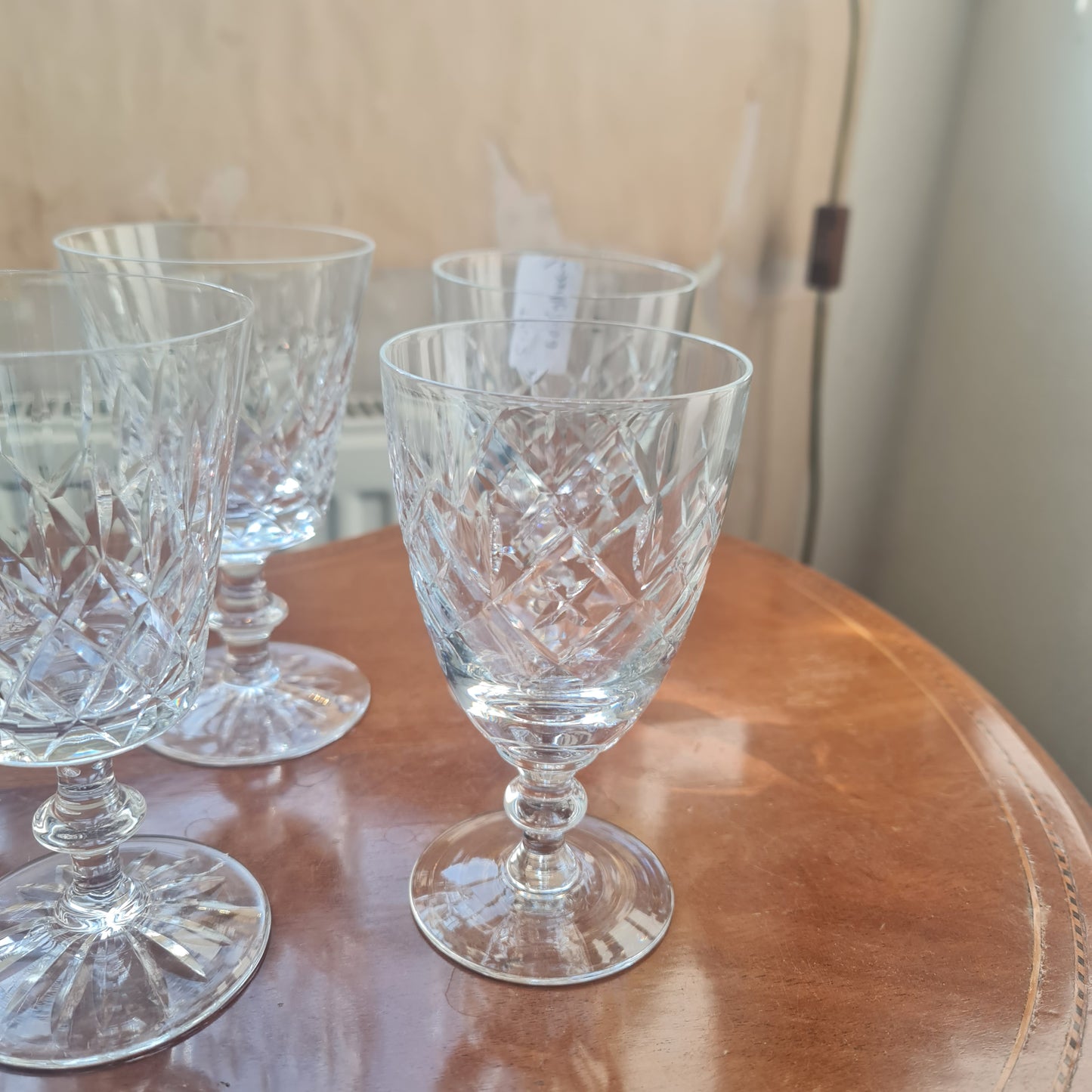 High quality Waterford Lismore drink glass on stem feet