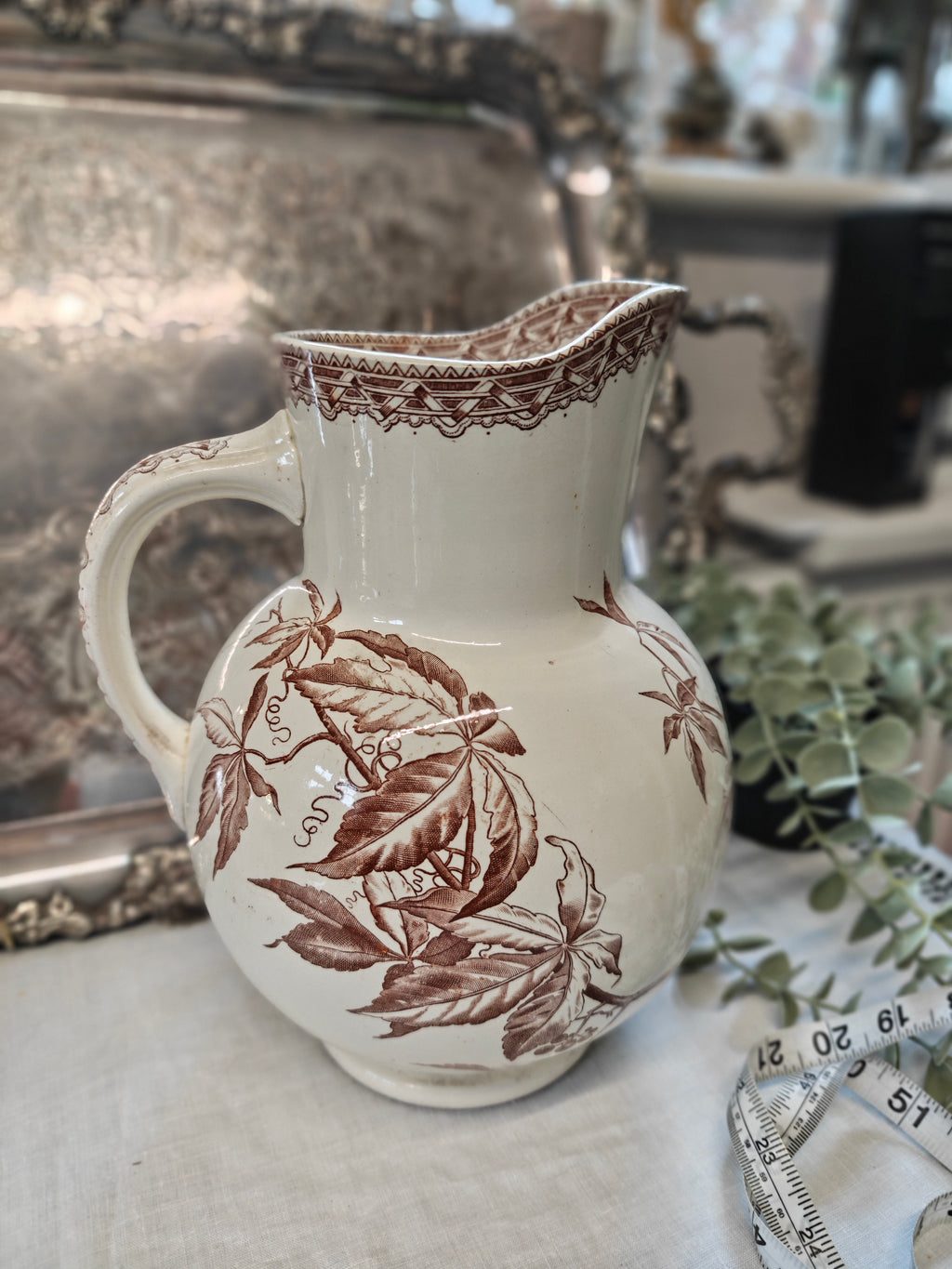 Société Céramique Maestricht Dutch ironstone big jug