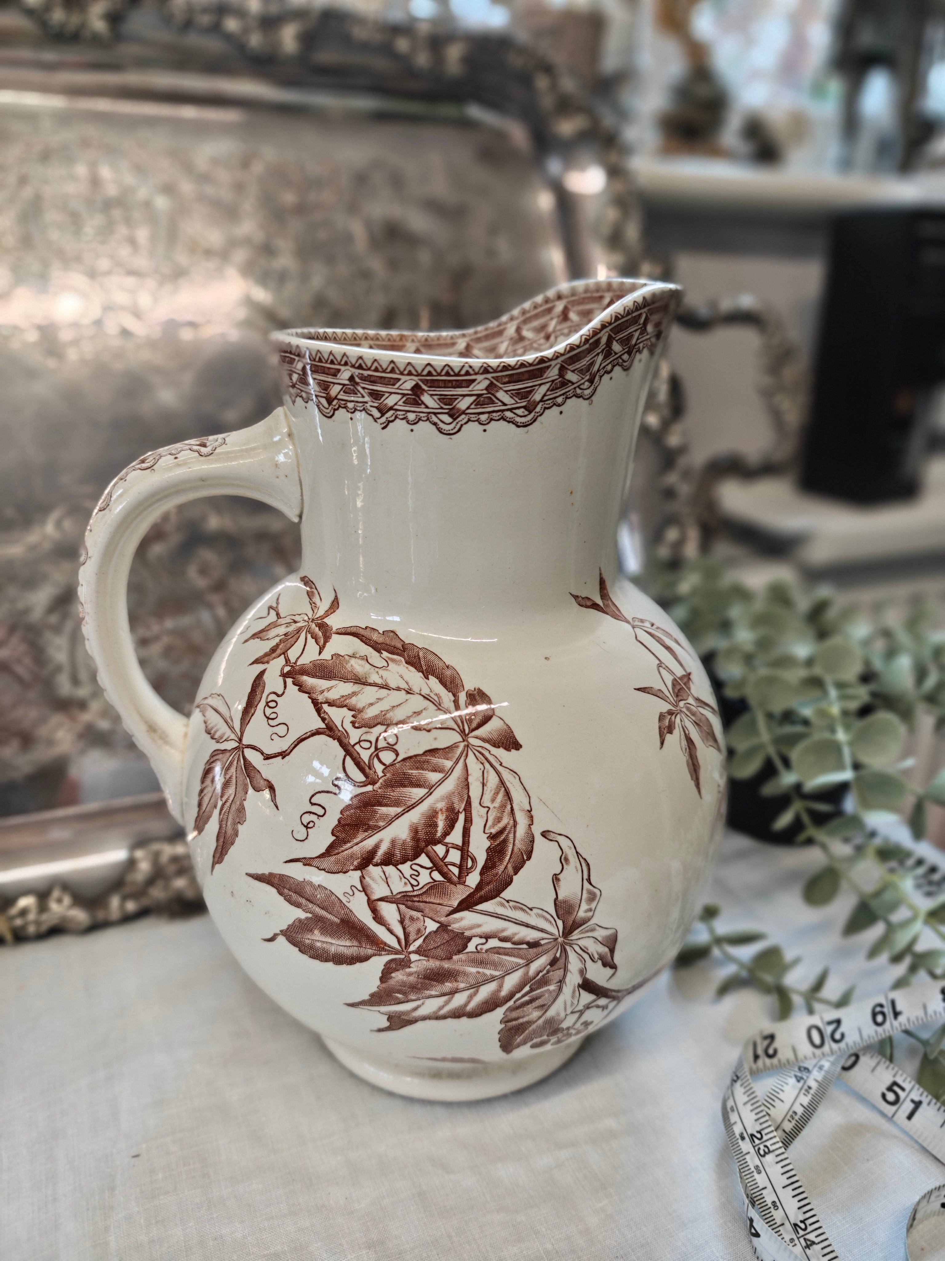 Société Céramique Maestricht Dutch ironstone big jug