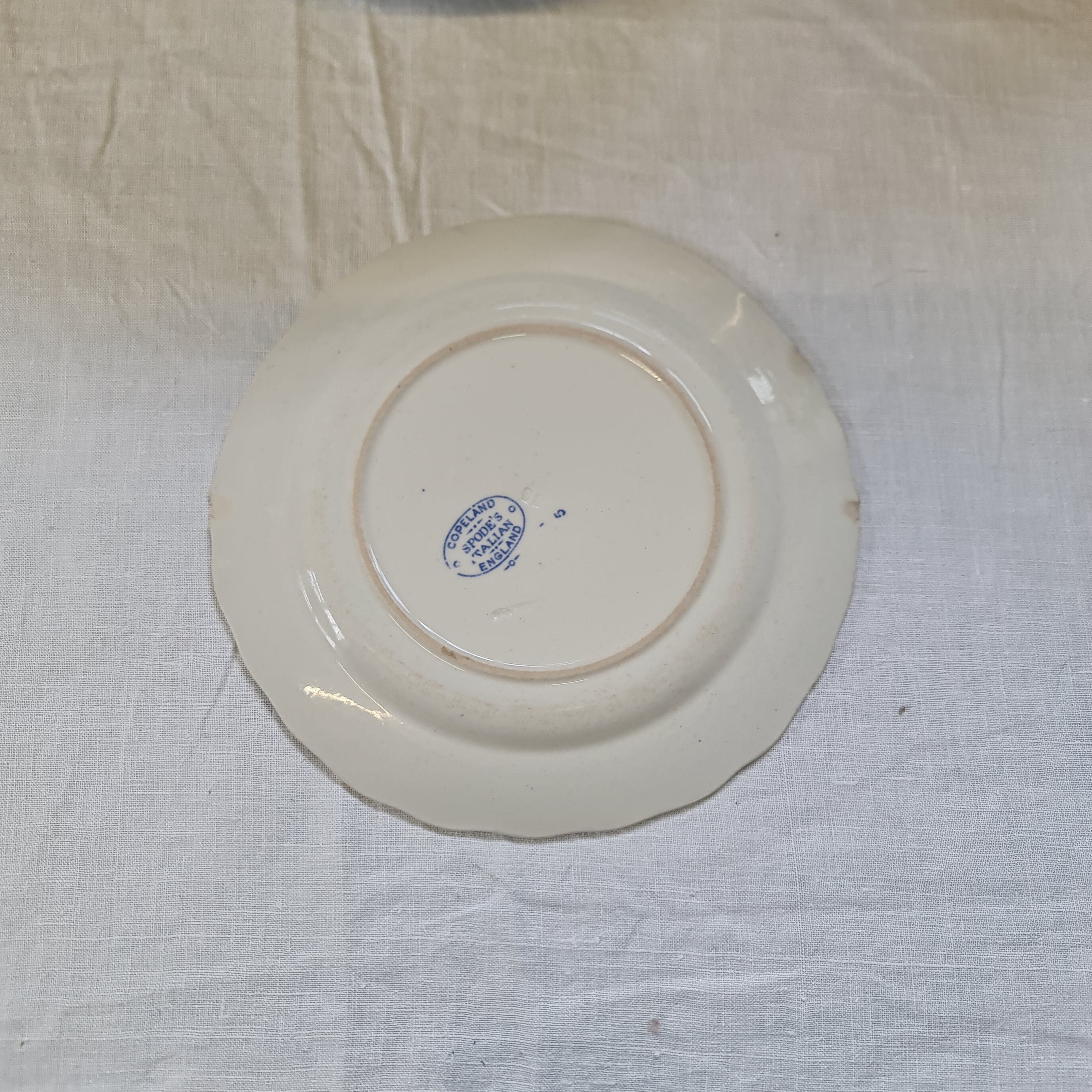 Antique Spode copeland side plate with defect