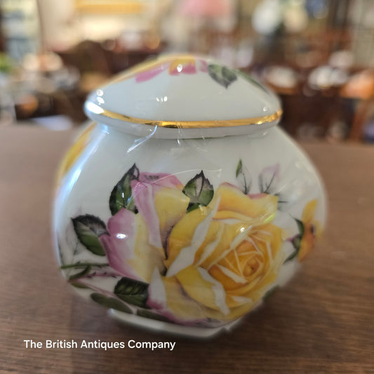Crown Fine Bone China Sugar bowl with Lid