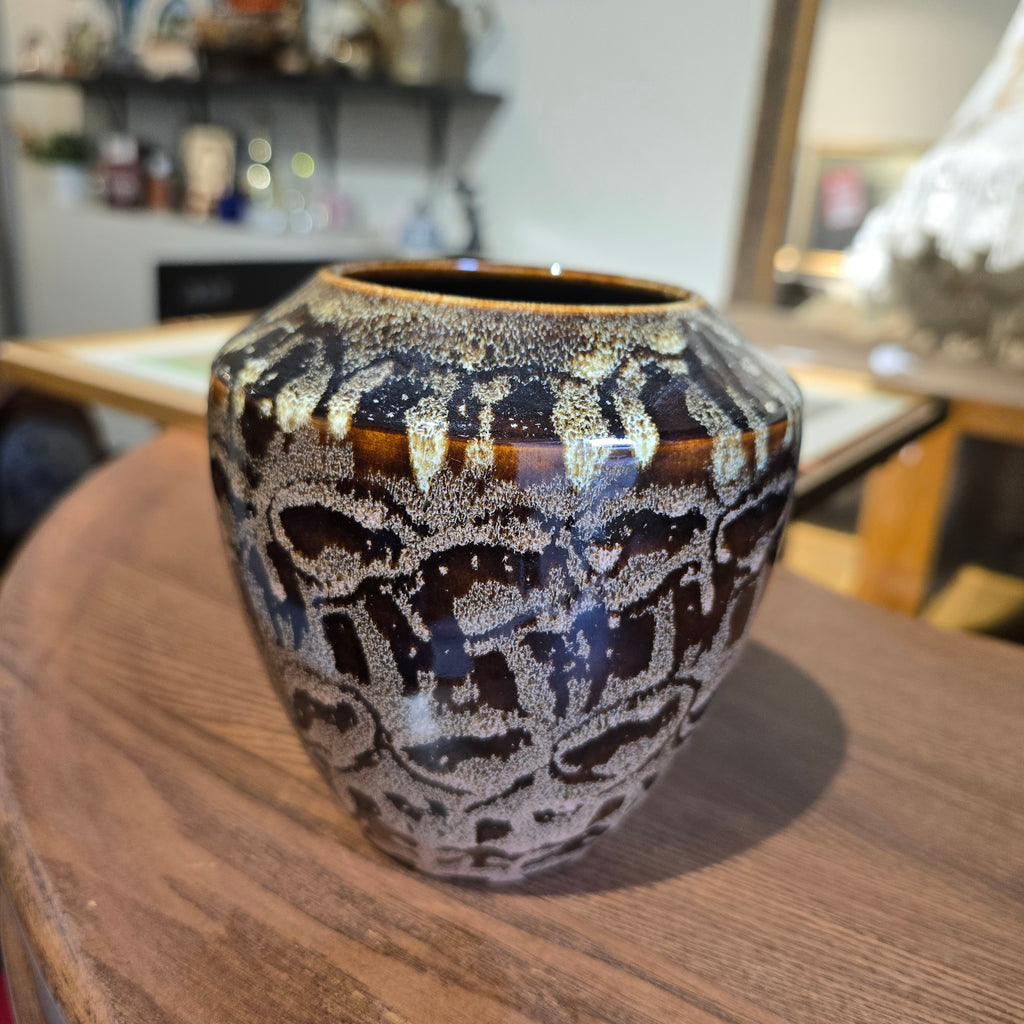 Vintage Scottish Studio Pottery Vase - Thomas Lochhead - Kirkcudbright
