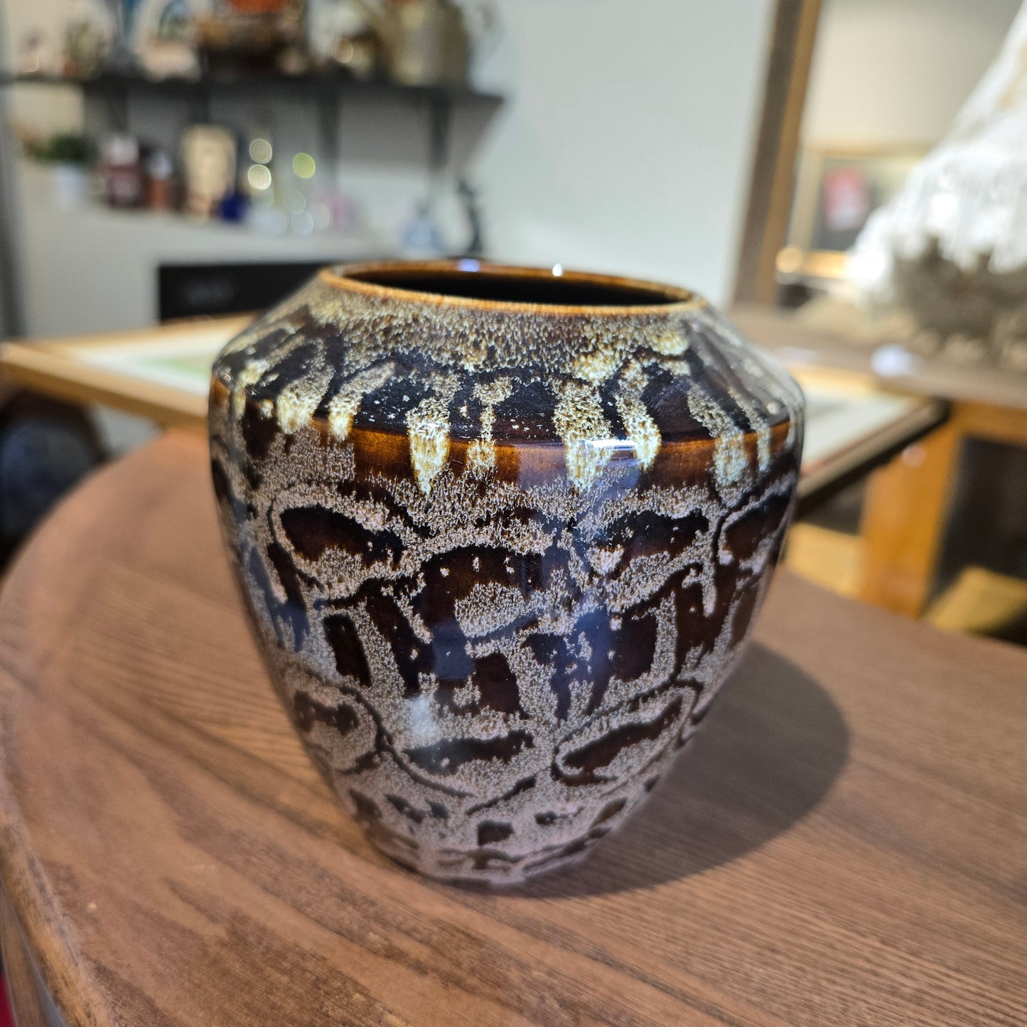 Vintage Scottish Studio Pottery Vase - Thomas Lochhead - Kirkcudbright