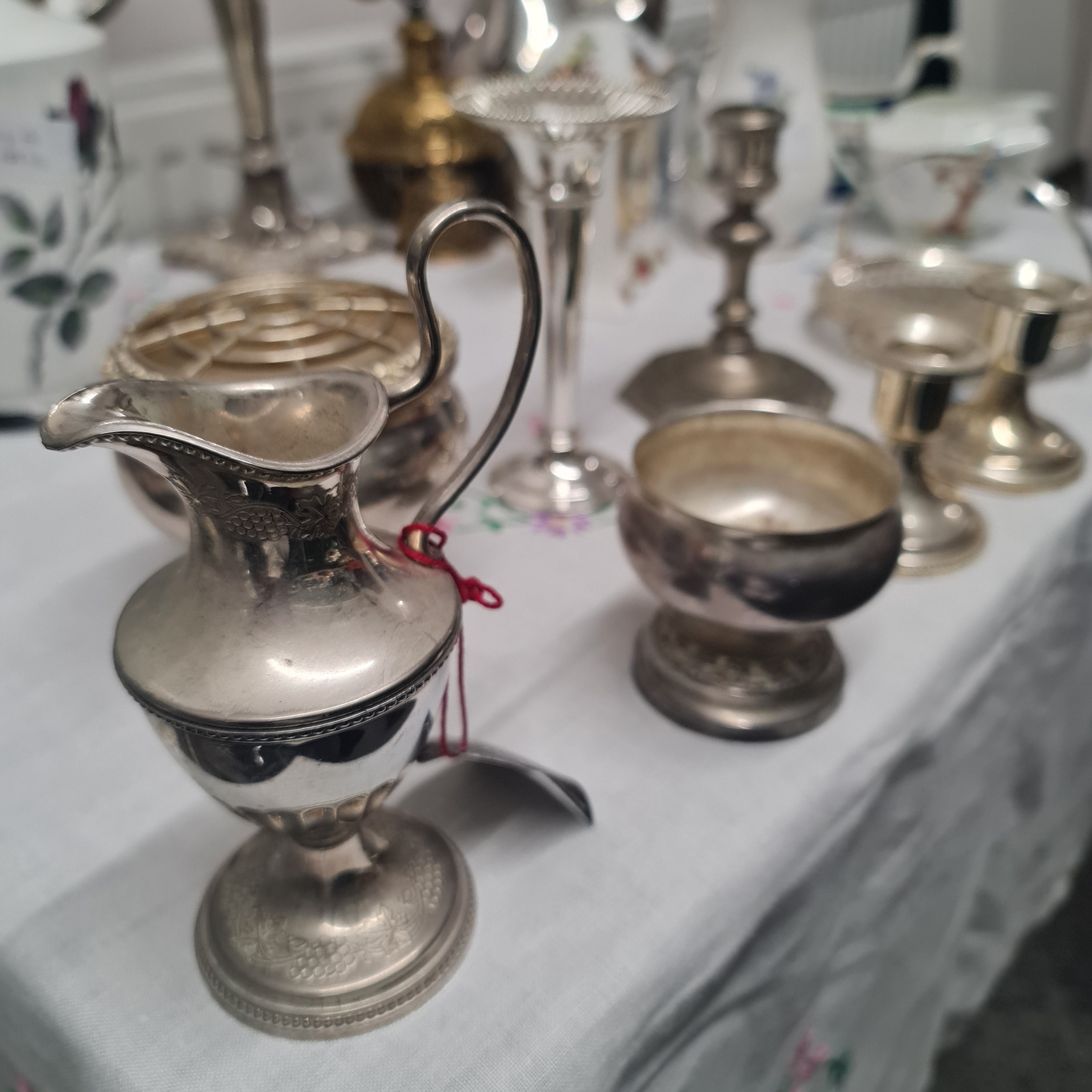 Vintage Silver plated ornaments