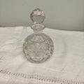Vintage pressed glass small decanter