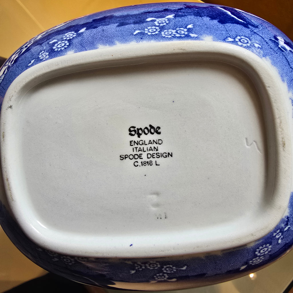 Spode Blue Italian Small Teapot