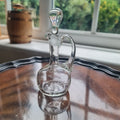 Vintage handmade jug with fern inching