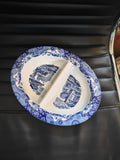 Spode blue Italian section serving bowl