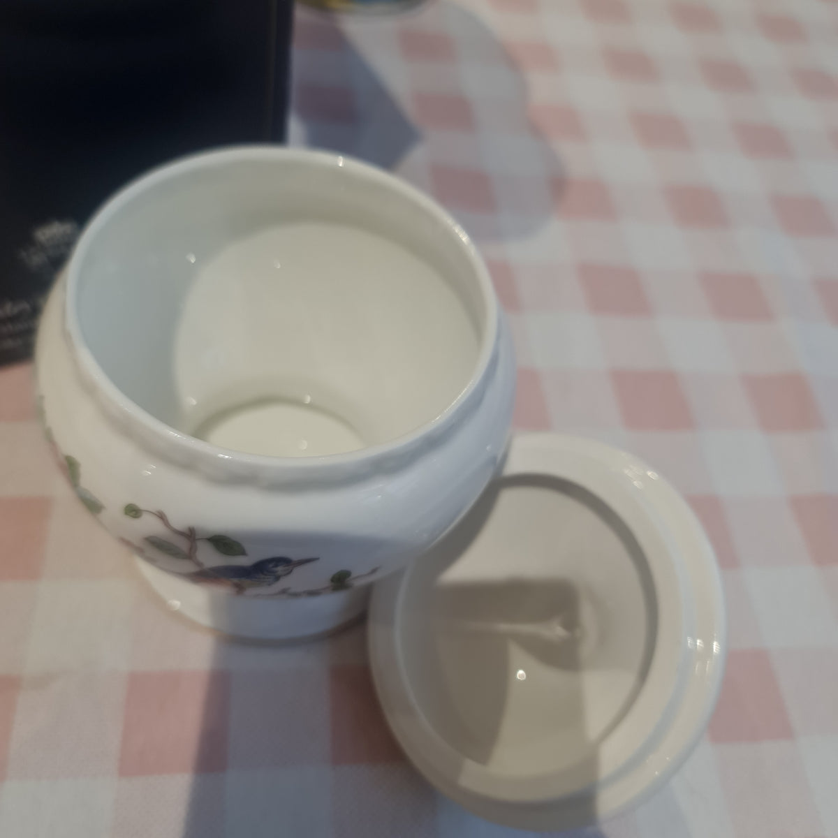 Limited edition Aynsley fine bone china canister with lid