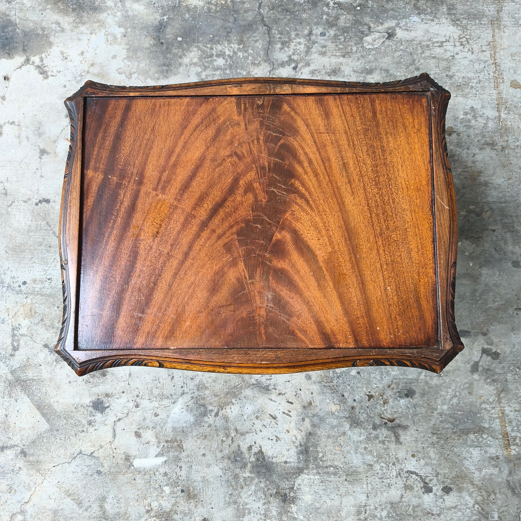 Antique Flame Mahogany Nesting Tables