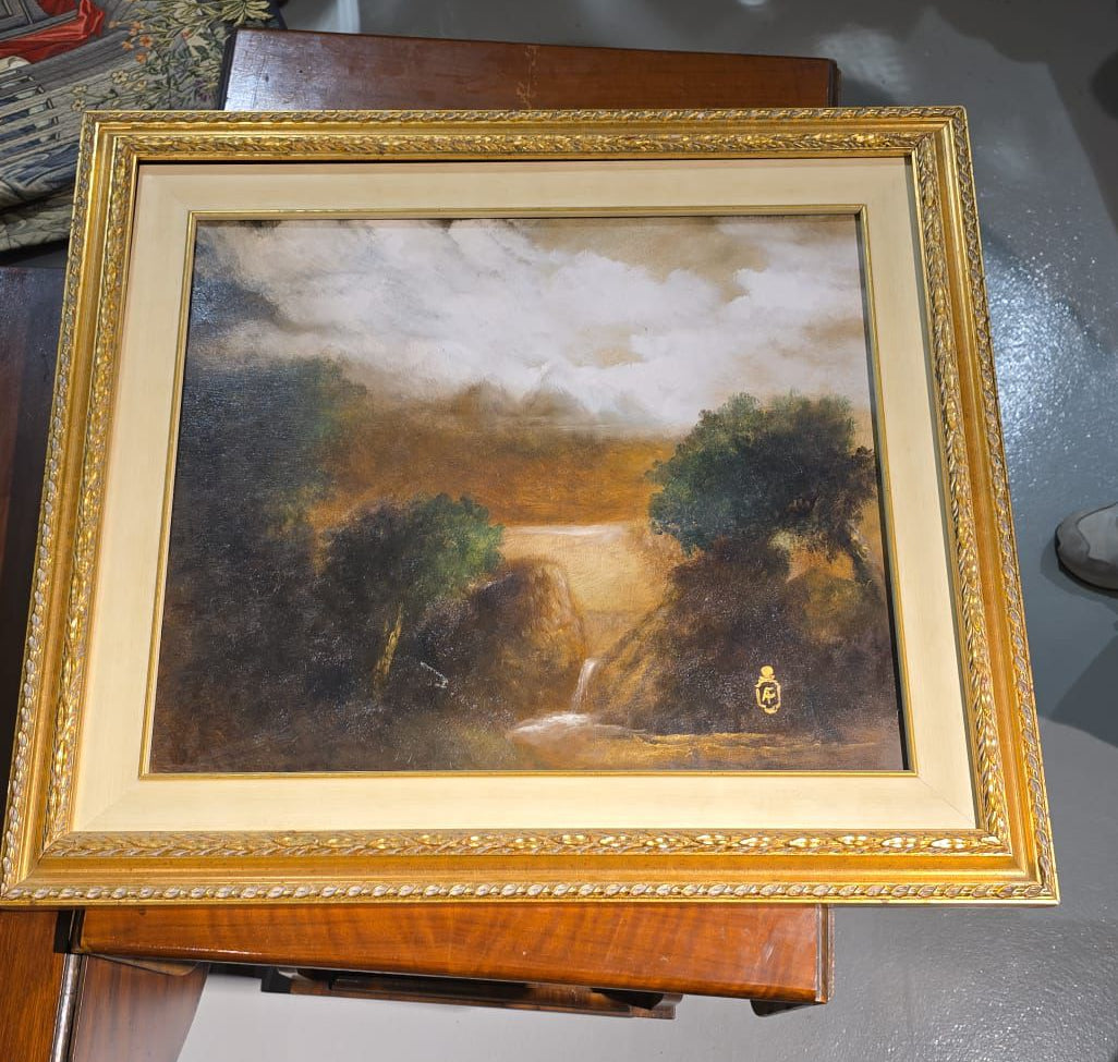 Original early 20th century oil painting from Italy- signed by artist