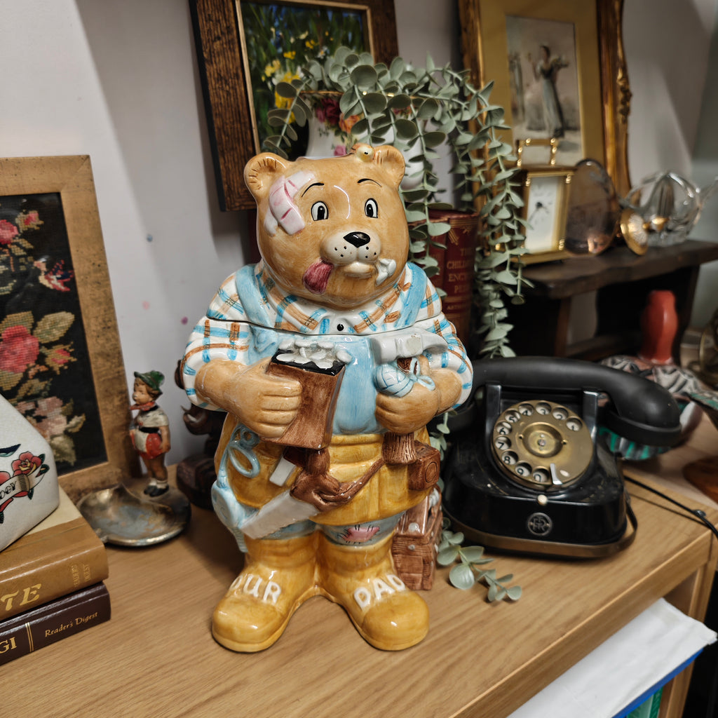 Vintage Cookie Jar - Daddy Bear