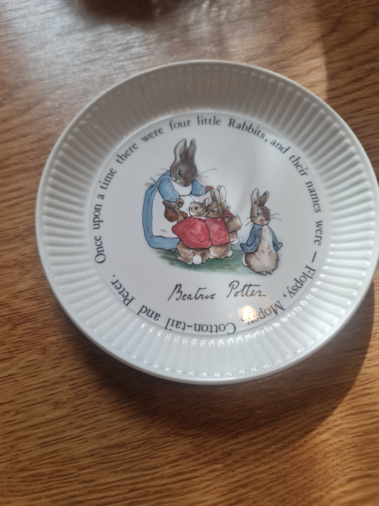 Beatrix Potter Peter rabbit plate