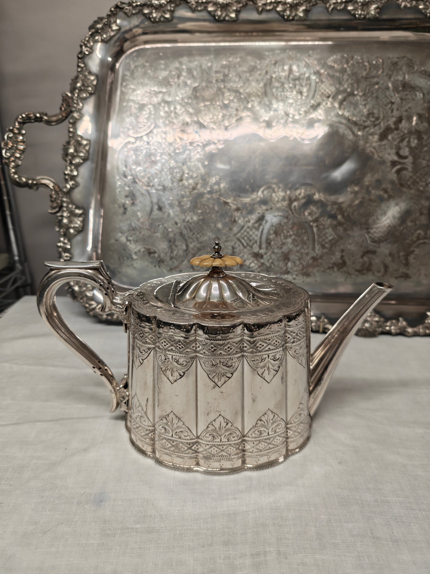 Walker Hall Silver plated Teapot