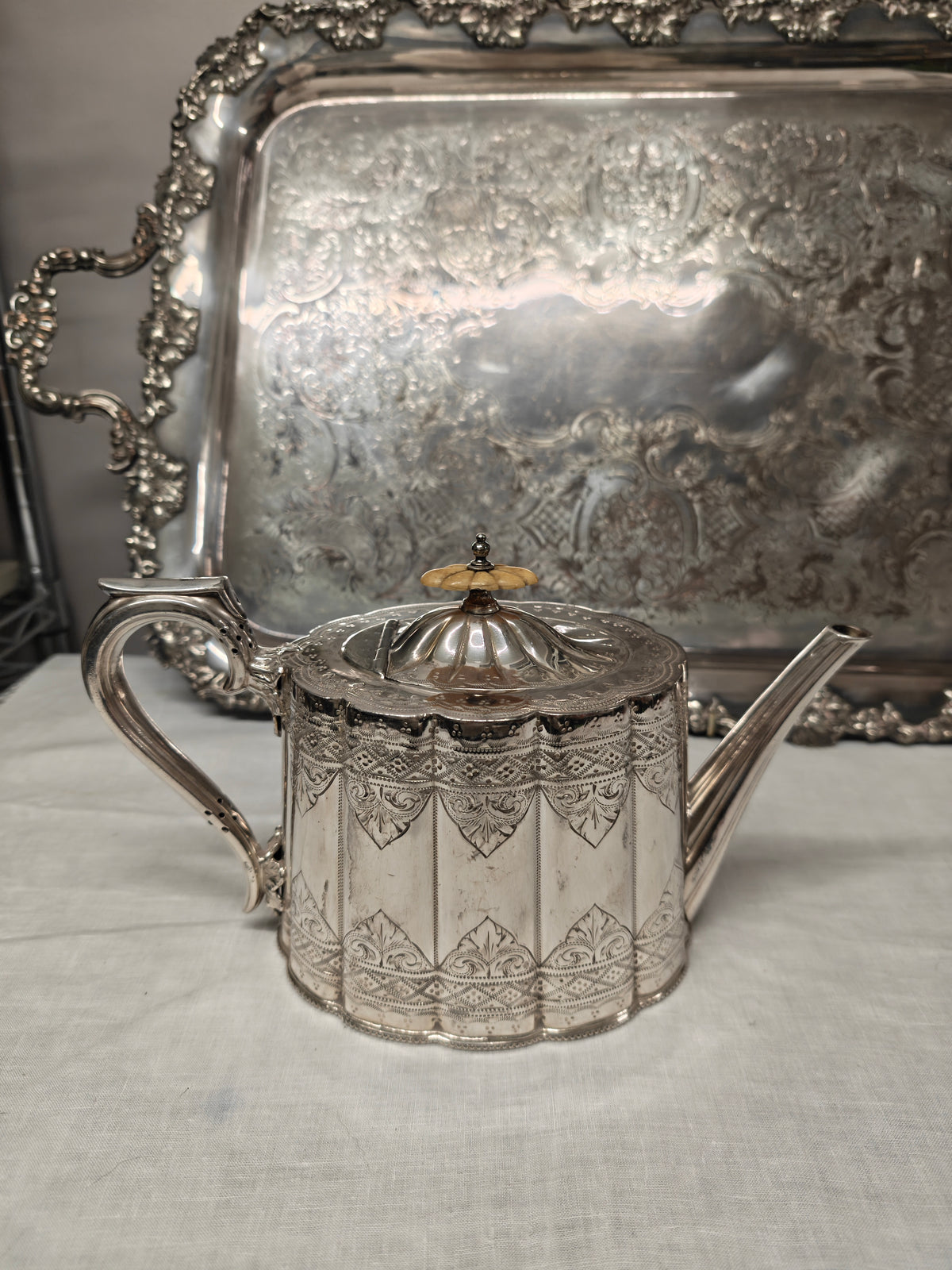 Walker Hall Silver plated Teapot