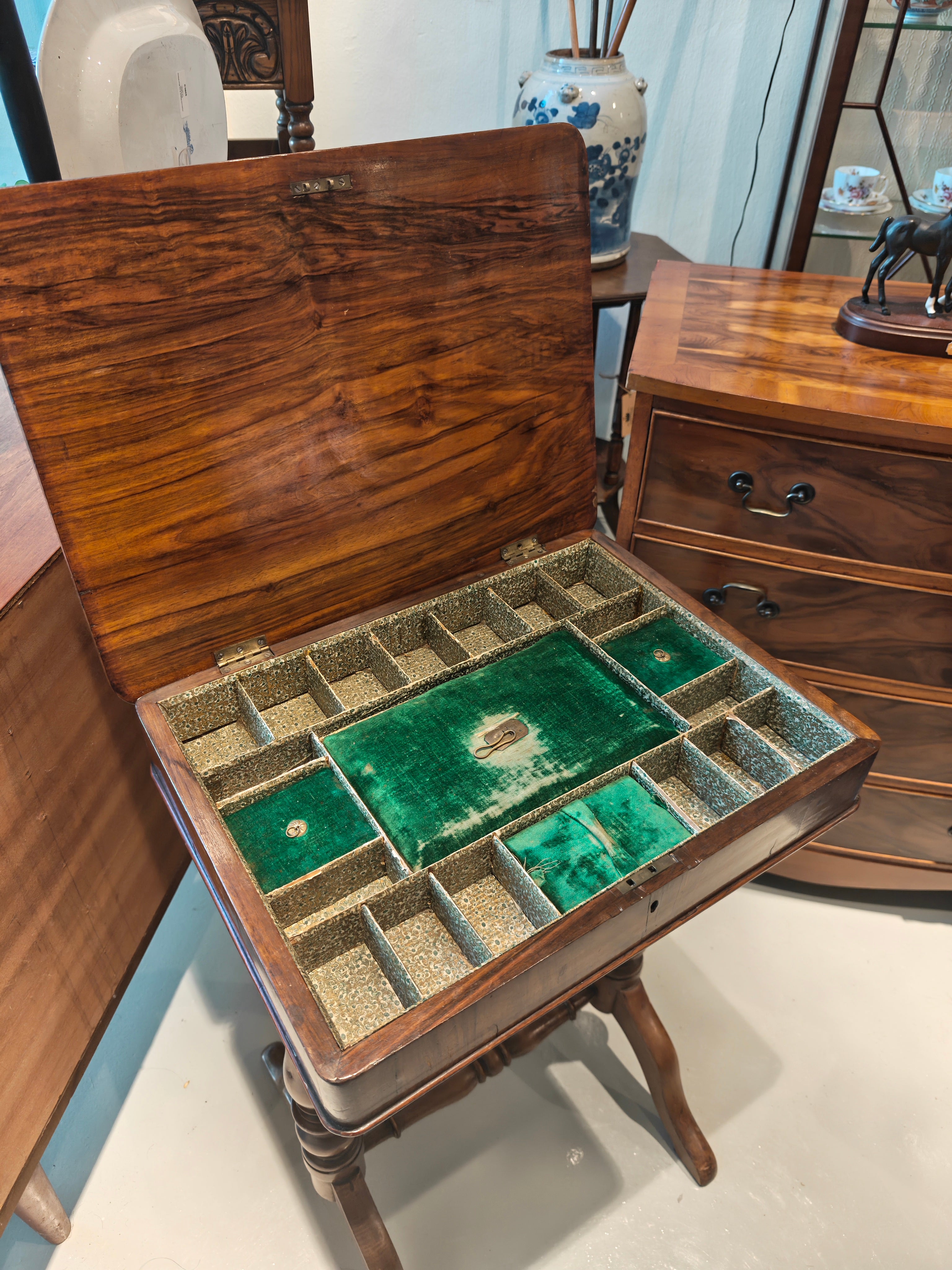 Victorian sewing table, circa 1860