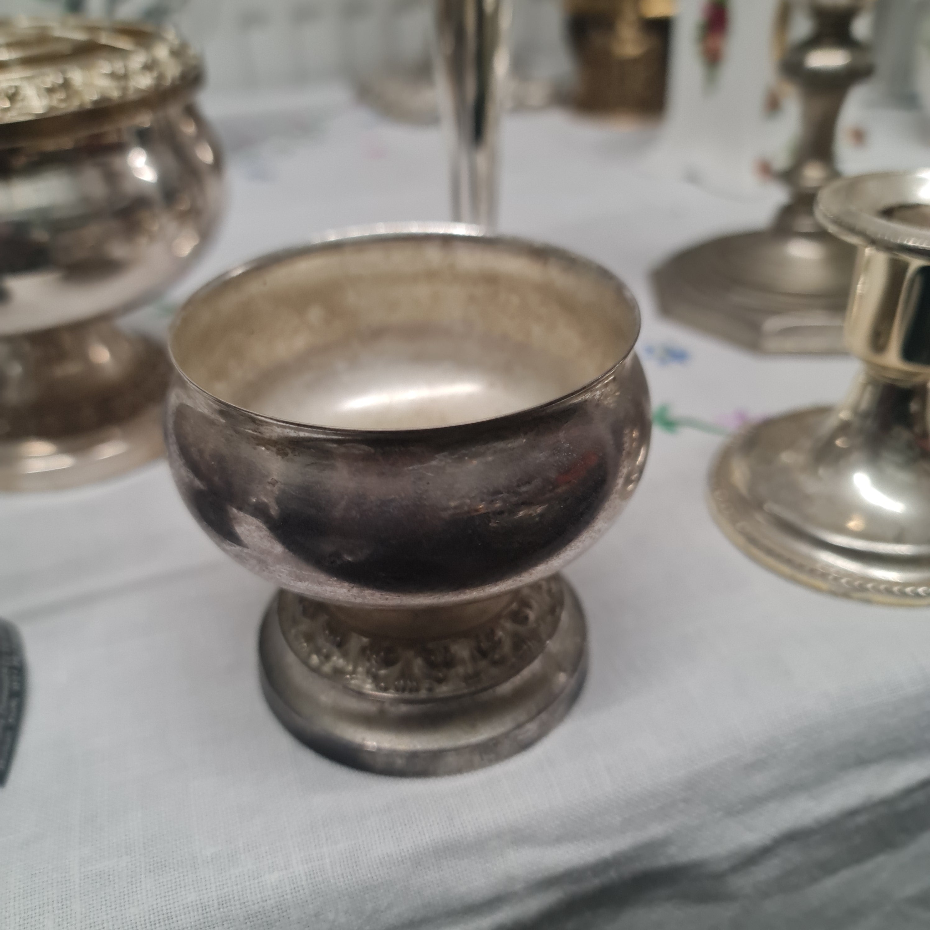 Vintage Silver plated ornaments