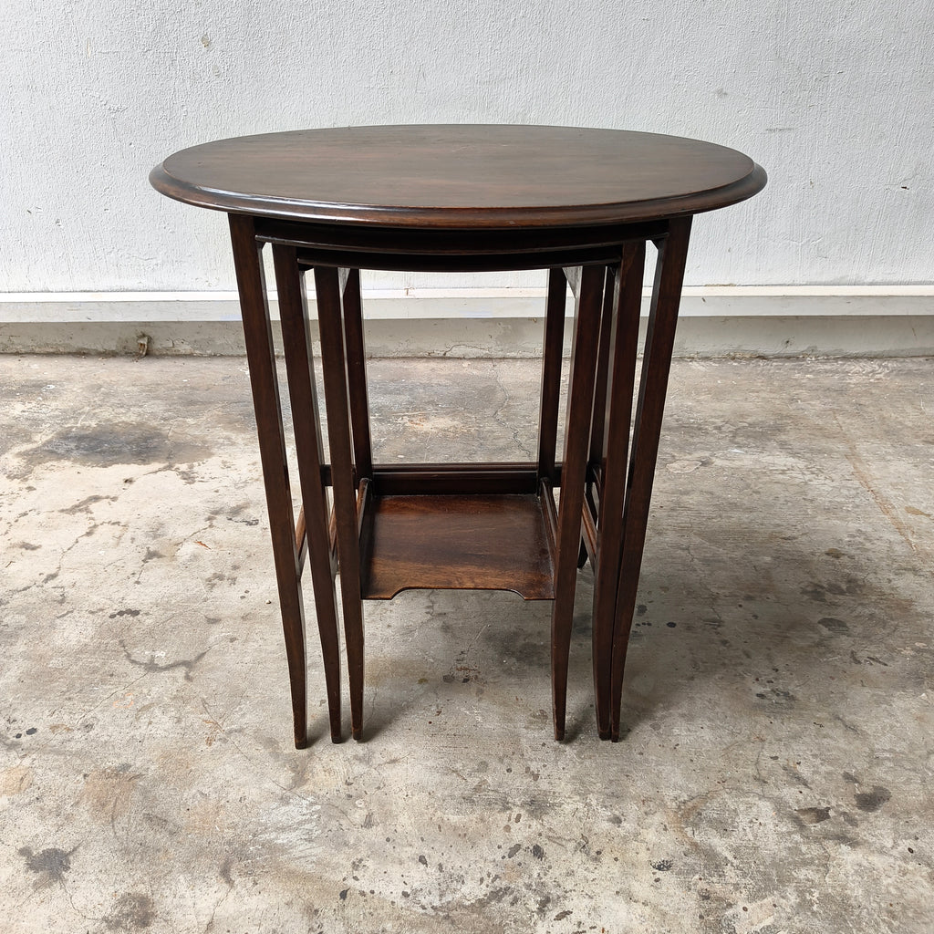 Antique Mahogany Nesting Tables