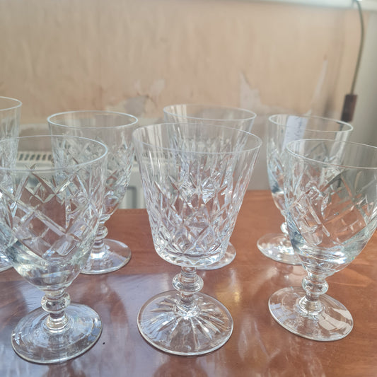 High quality Waterford Lismore drink glass on stem feet