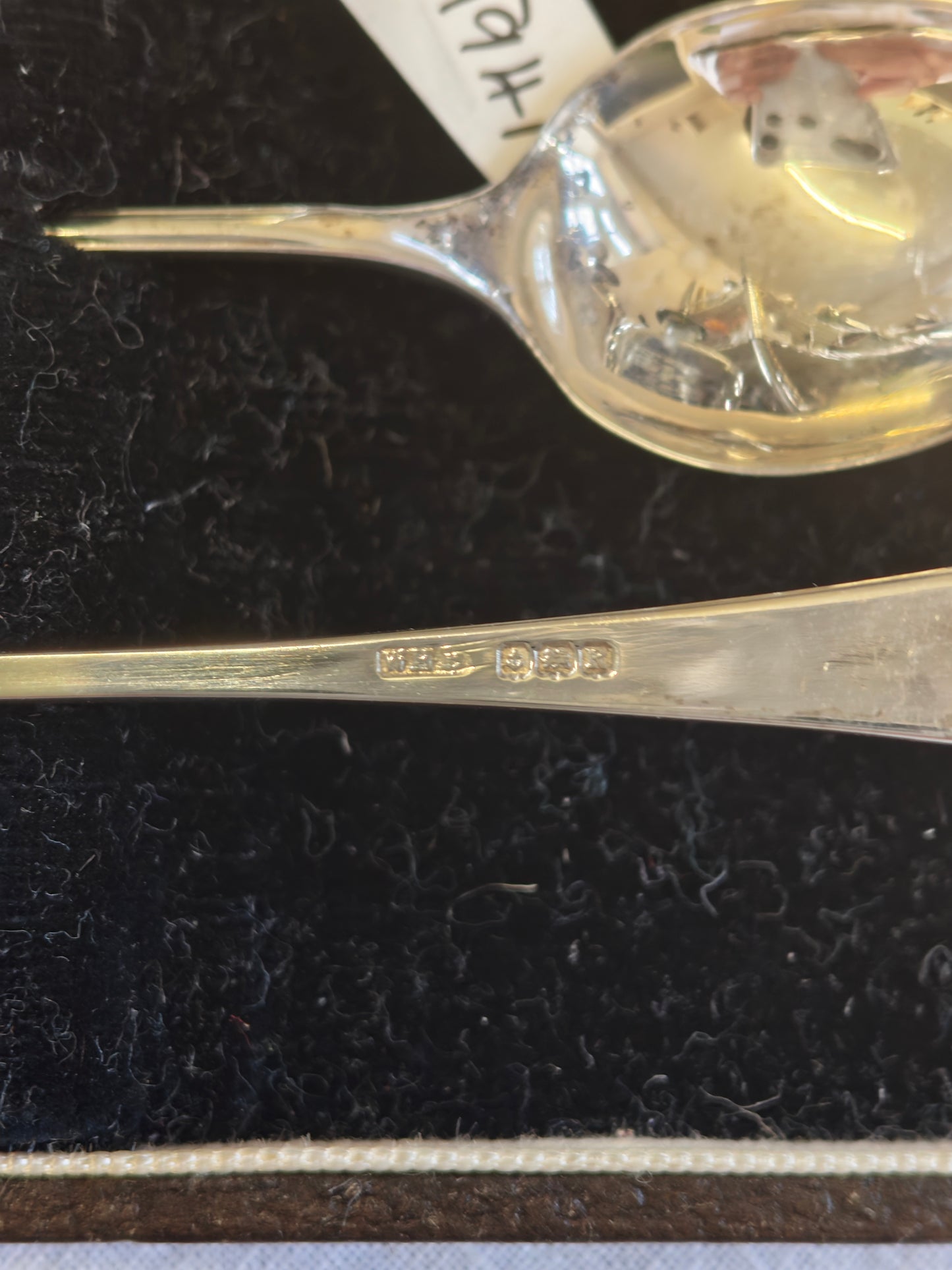 19th Century William Hutton and son sterling Silver spoon 38gm