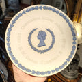 [Aug New Arrival] Wedgewood Jasperware Memorial Plate - Coronation Silver Jubilee 1978