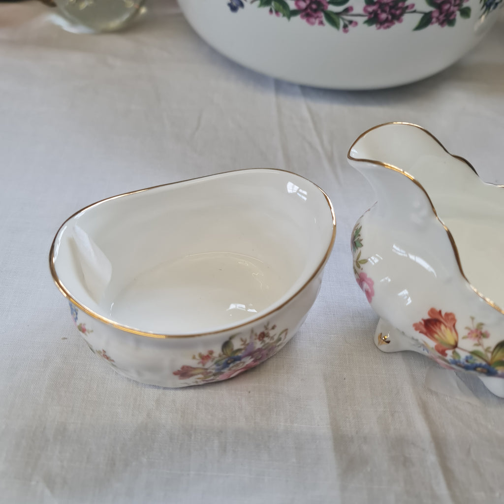 Vintage rare Hammers let milk jug and sugar bowl