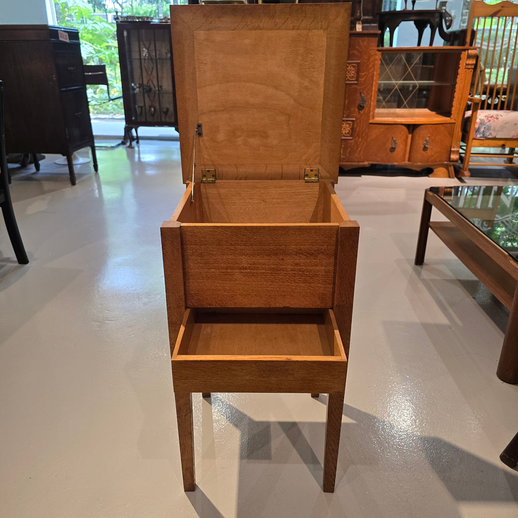 Mid Century Teak Side Storage Table