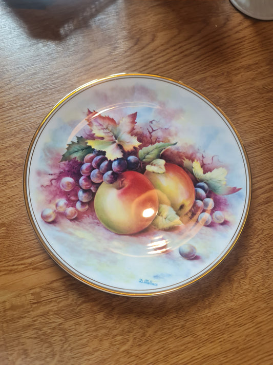 D.Wallace fruit plate by Royal Vale