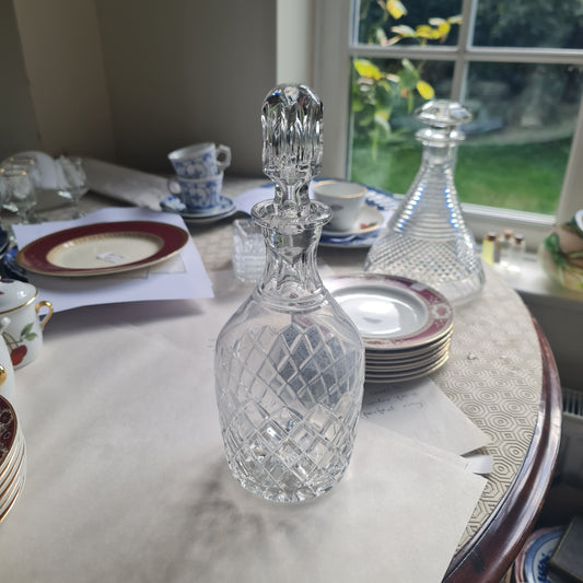 Early period handcut crystal decanter