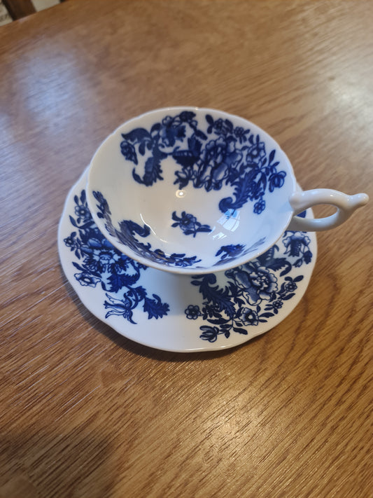 Rare Coalport early period blue and white tea set