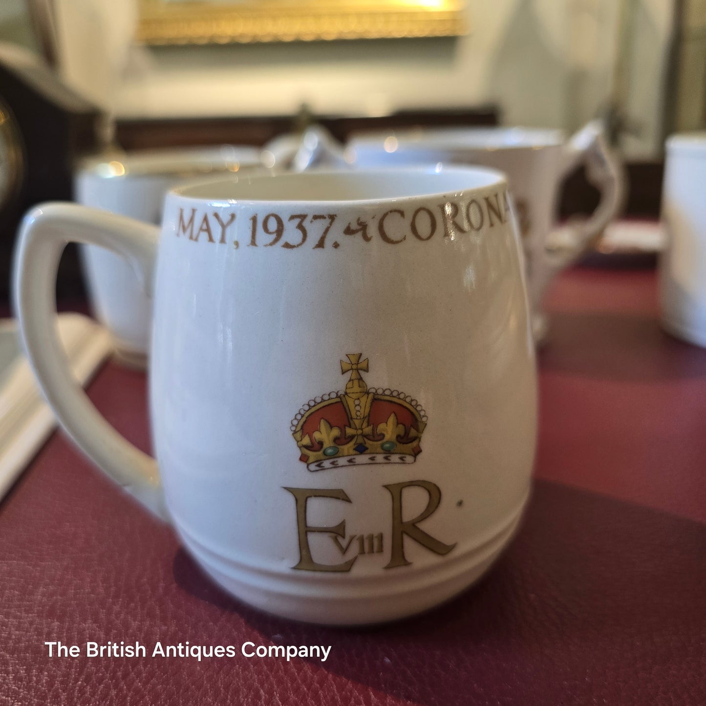 May 1937 Coronation of King. Edward V111 ( British Pottery, J & G Meakin England)