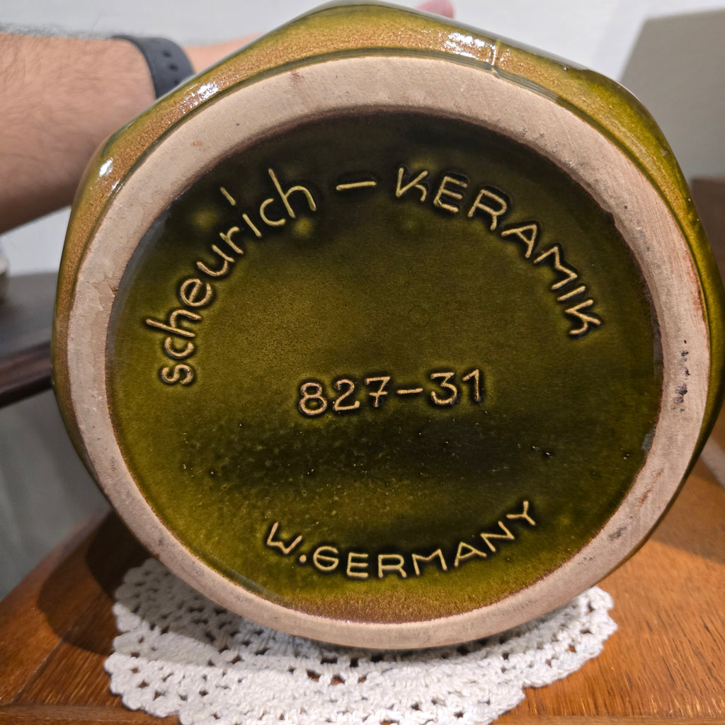 Vintage German Made Ceramic Canister