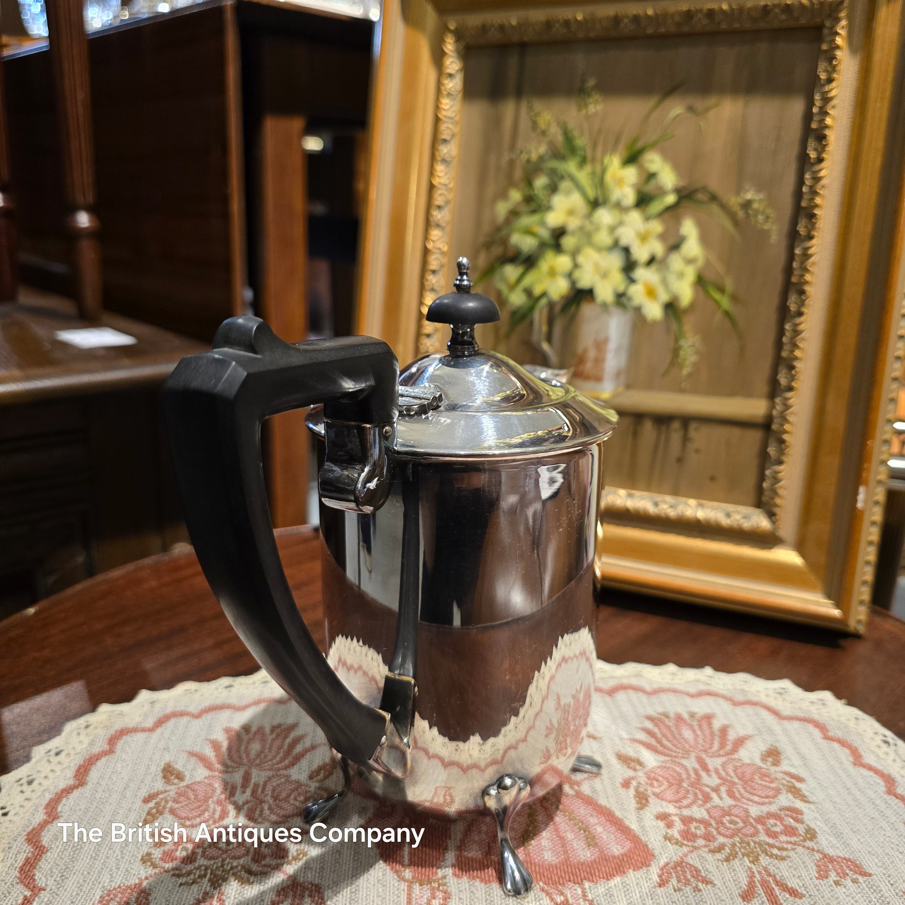 Vintage Silver-Plated Coffee Pot